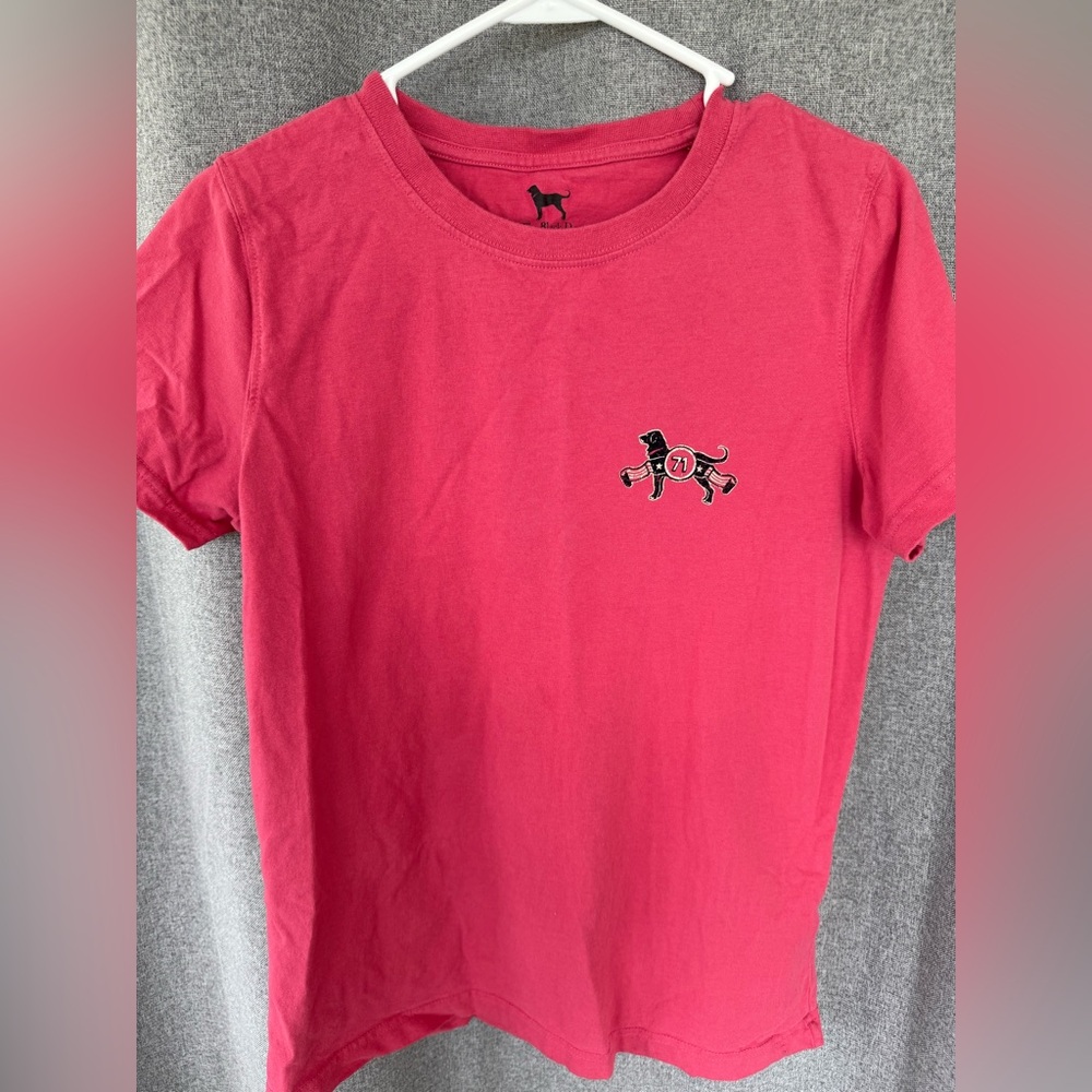 The Black Dog Pink/Red Short Sleeve Tee